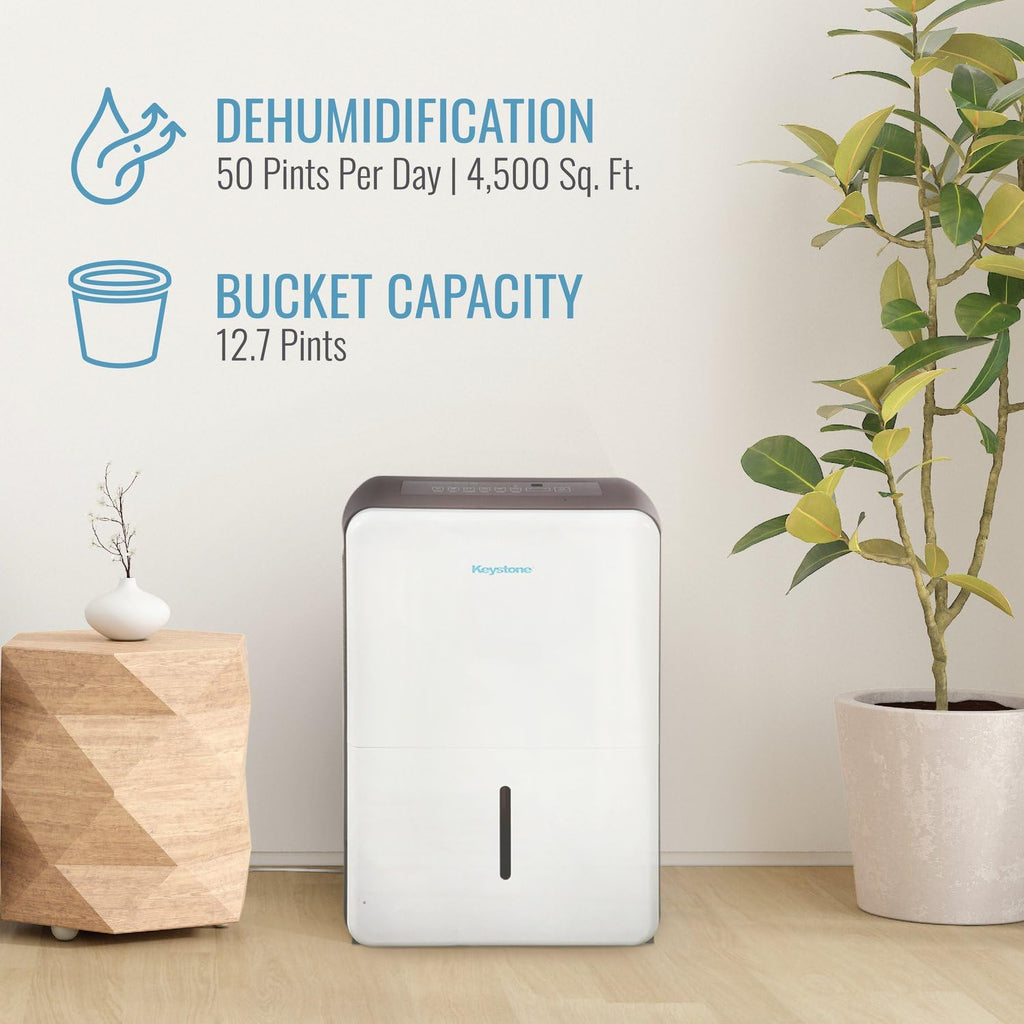 50-Pint Dehumidifier with Built-in Pump B38634