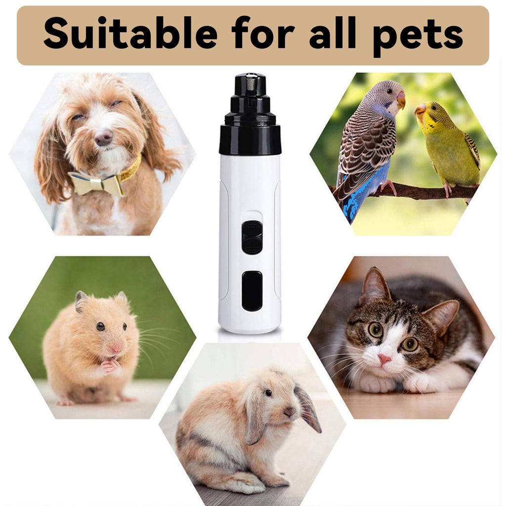 Quiet Pet Nail Grinder, 2 Replacement Heads Y6403