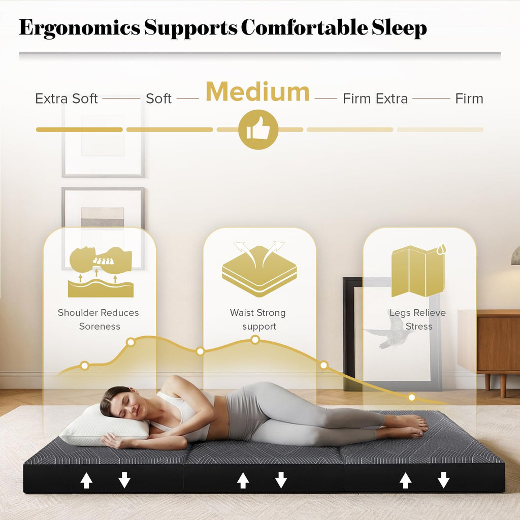 Folding Mattress Twin Size 6 Inch J11851
