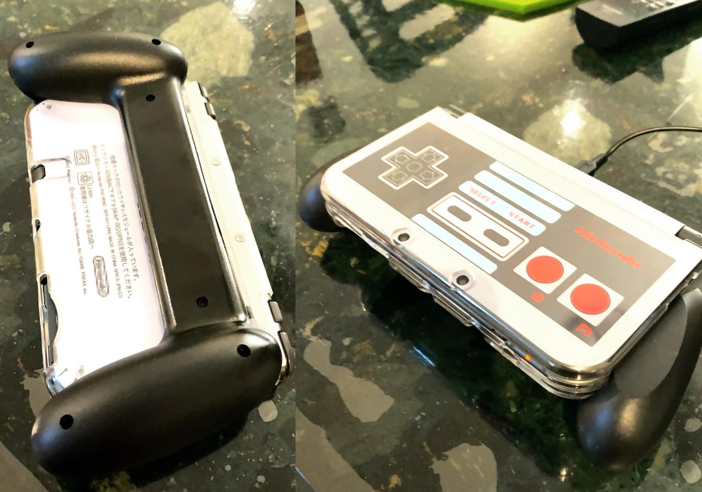 Black Hand Grips + Protective Crystal Cover I2163