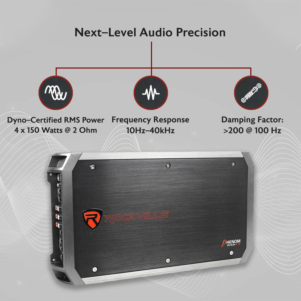 4-Channel Class A/B Car Amplifier 2400W Peak M21951
