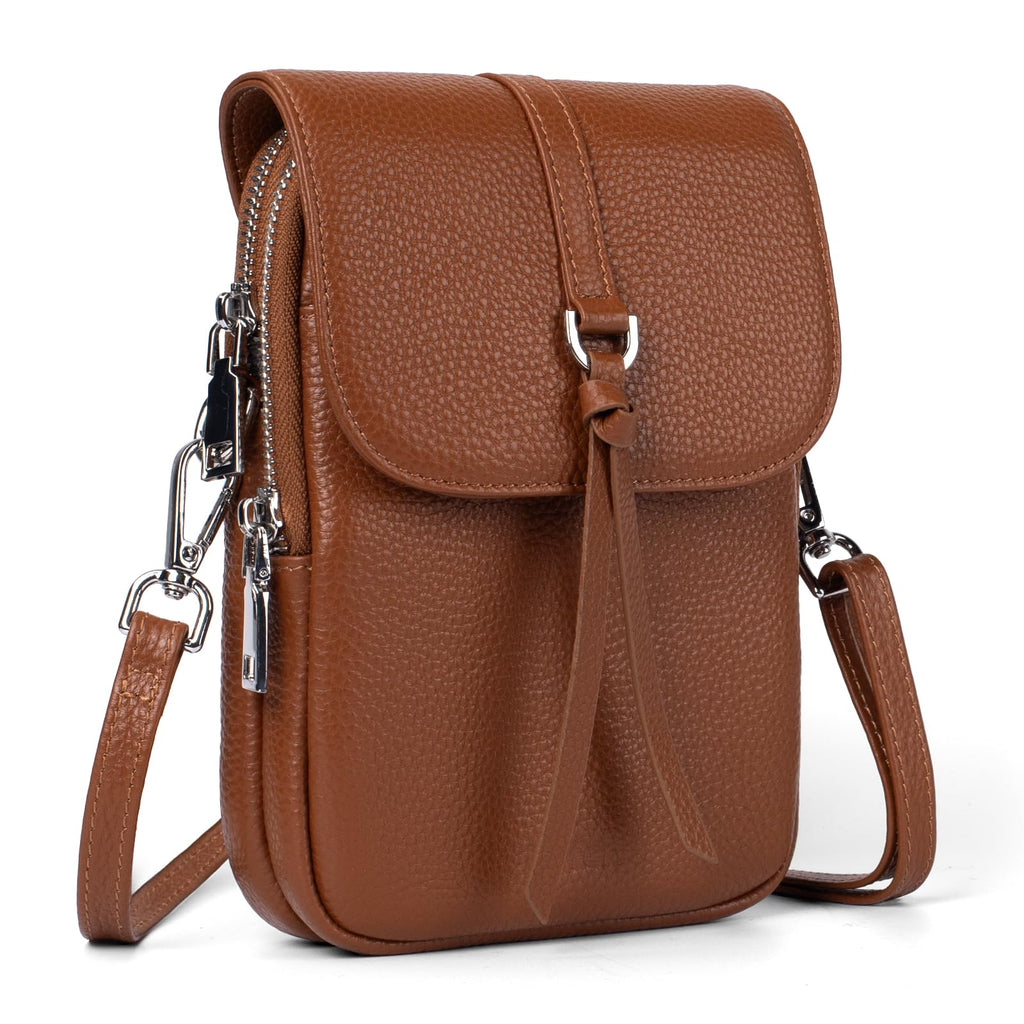 Small Genuine Leather Crossbody Bag T353
