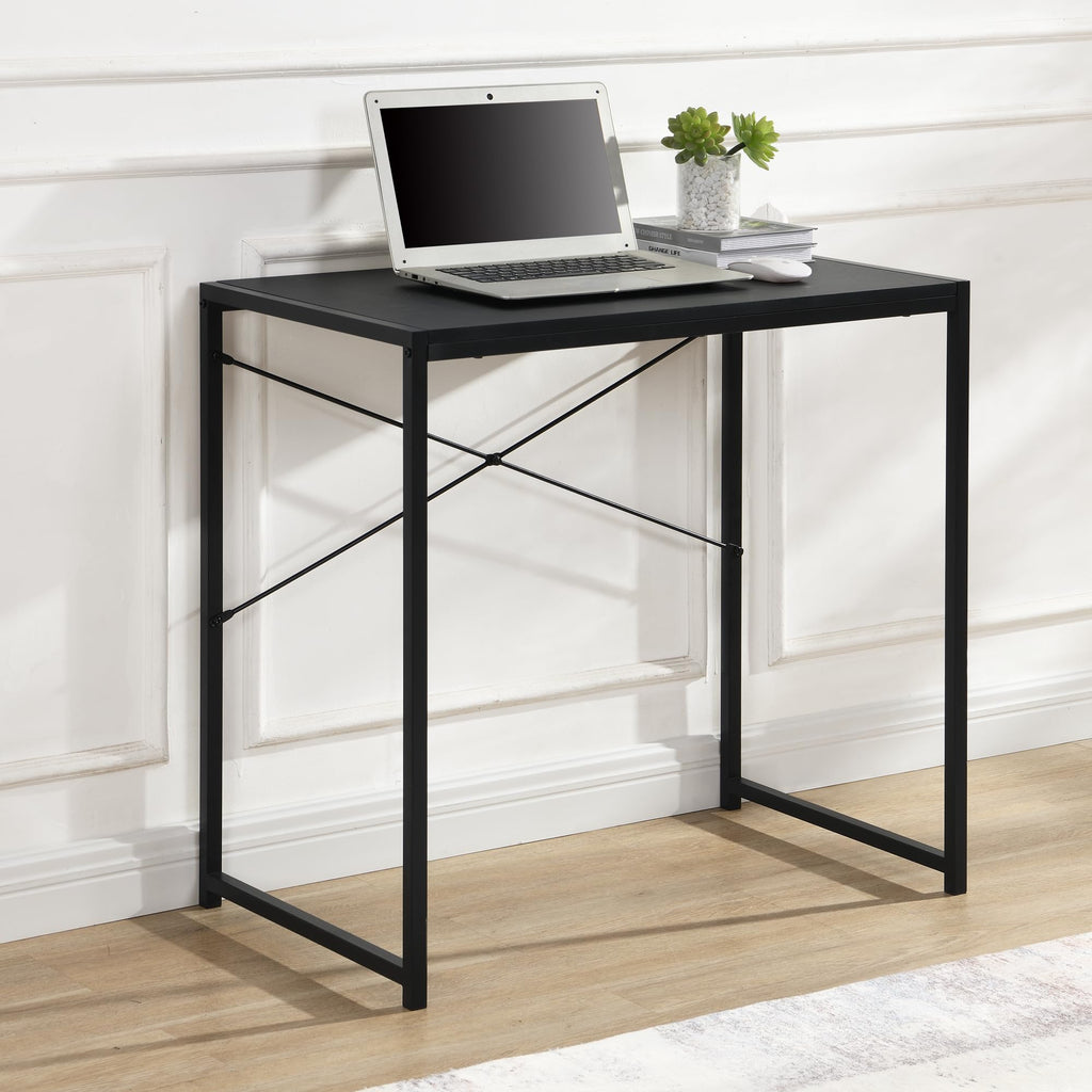 30 Inch Small Rectangular Computer Desk, Black T751894