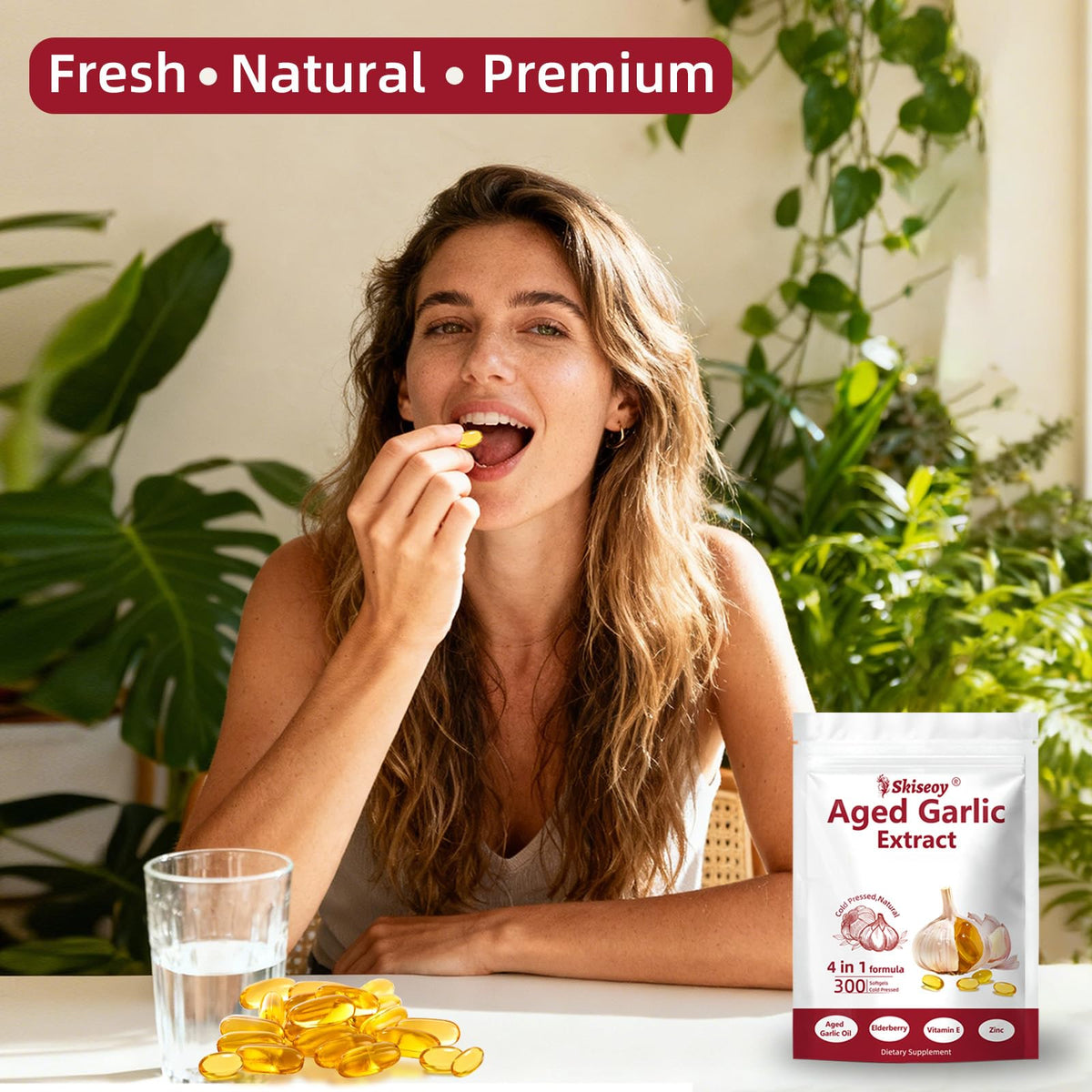 Aged Garlic Extract Vegetarian Softgels H404329