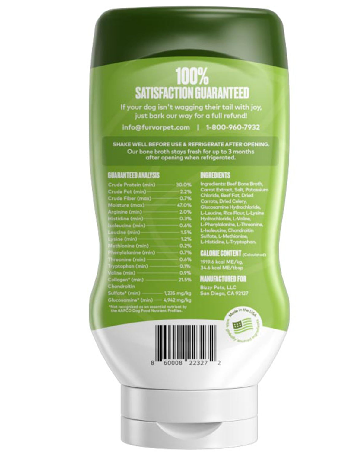 Beef Bone Broth Concentrate for Dogs, 16 oz R6018