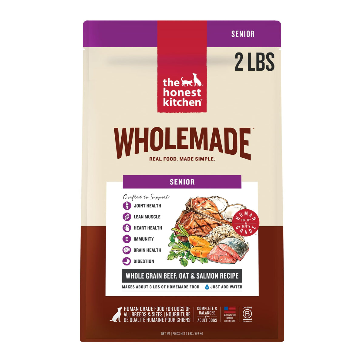 Whole Grain Senior Dog Food 2 lb Bag M559964