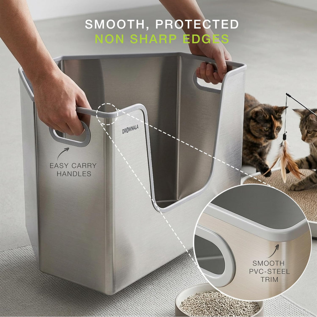 Stainless Steel Cat Litter Box A938