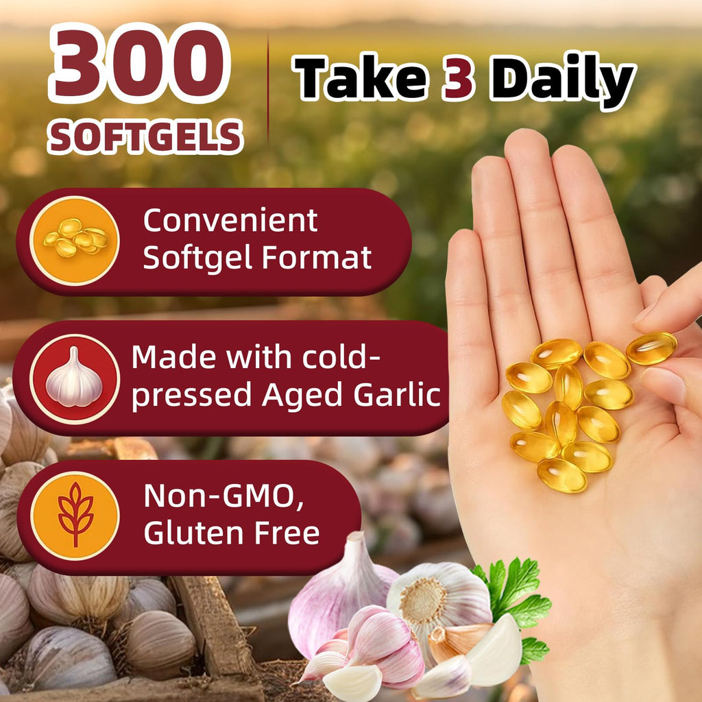 Aged Garlic Extract Vegetarian Softgels H404329