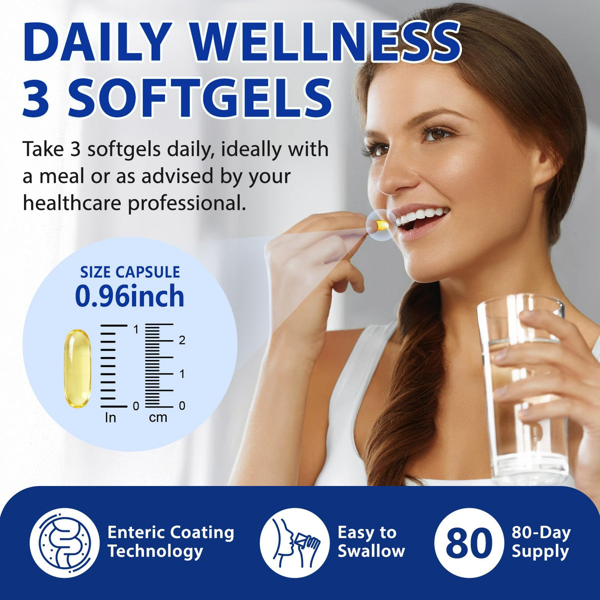 Omega 3 Fish Oil Softgels 4200mg 240 Softgels X205