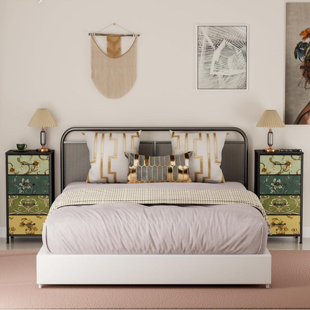 4 Drawer Fabric Dresser S299