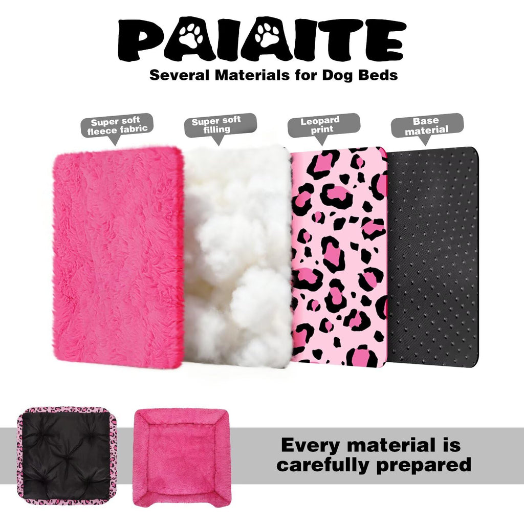 Washable Dog Bed Pink S Size J11297