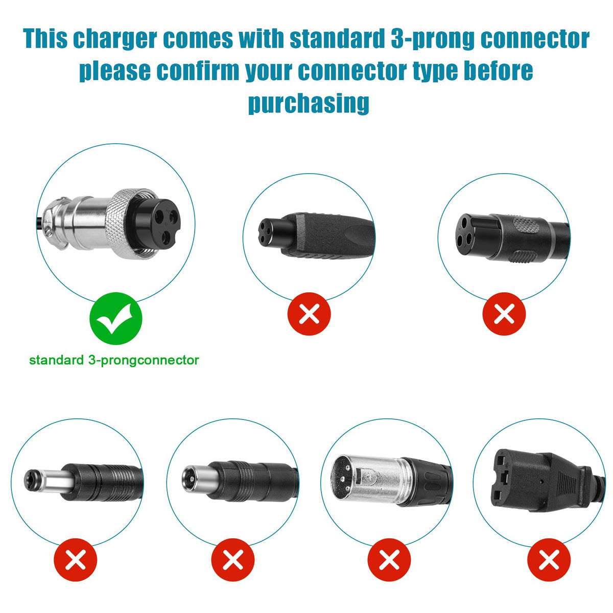 24V 2A Electric Bike Scooter Battery Charger V797