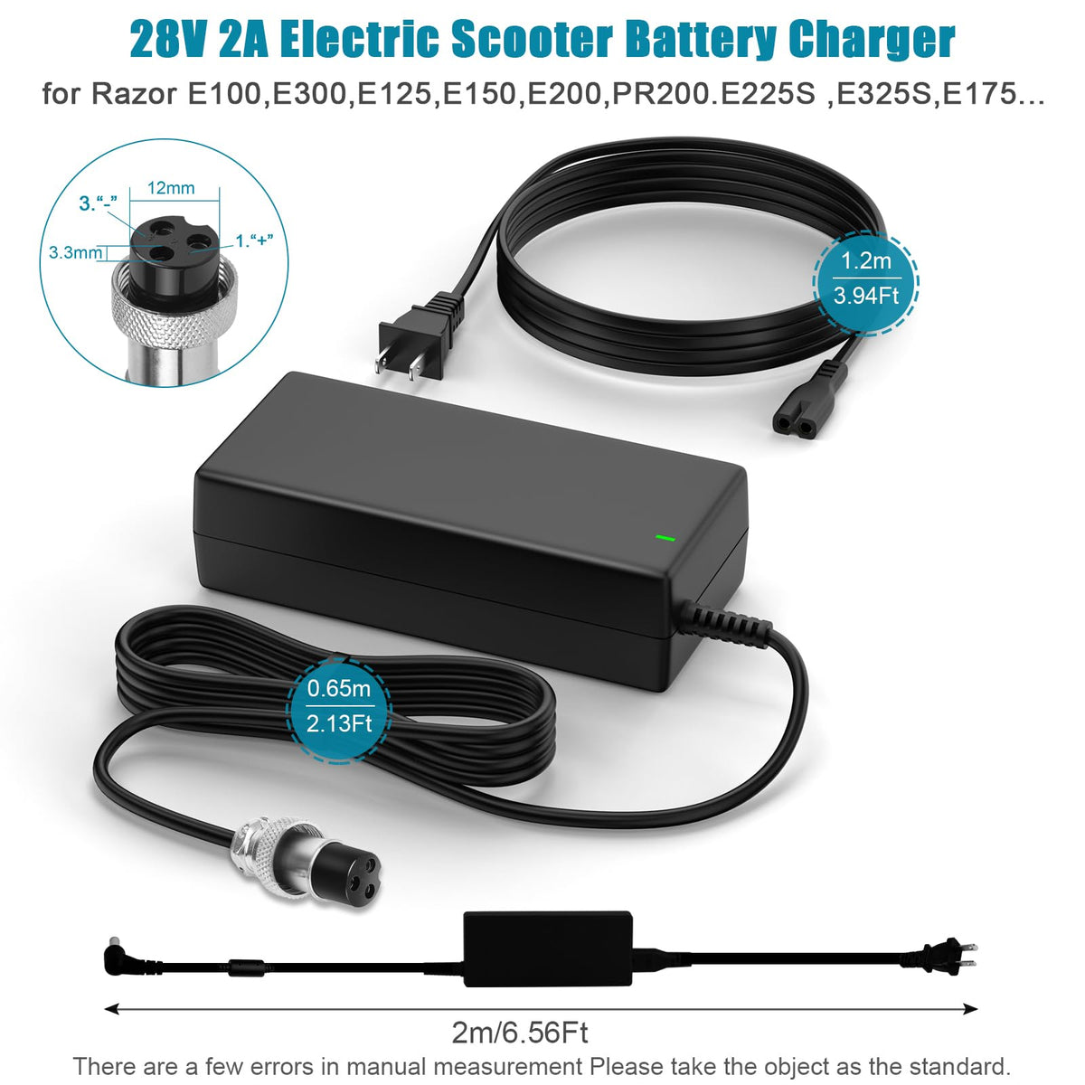 24V 2A Electric Bike Scooter Battery Charger V797