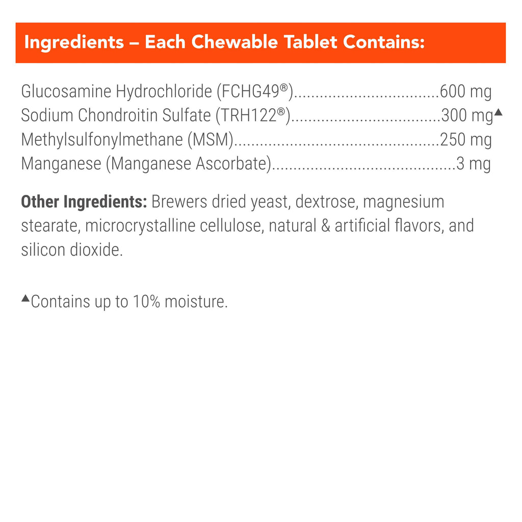 Joint Supplement for Dogs Chew Tabs 60ct M875