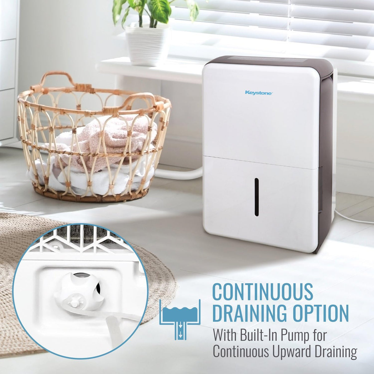 50-Pint Dehumidifier with Built-in Pump B38634