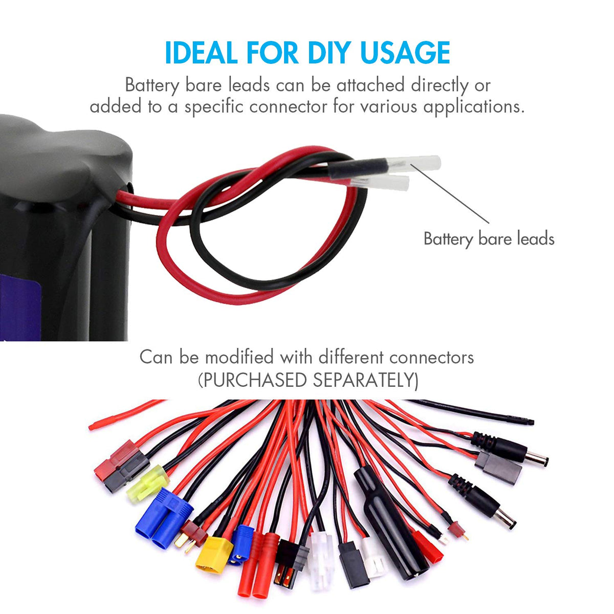 12V 2000mAh NiMH Rechargeable Battery Pack C186877