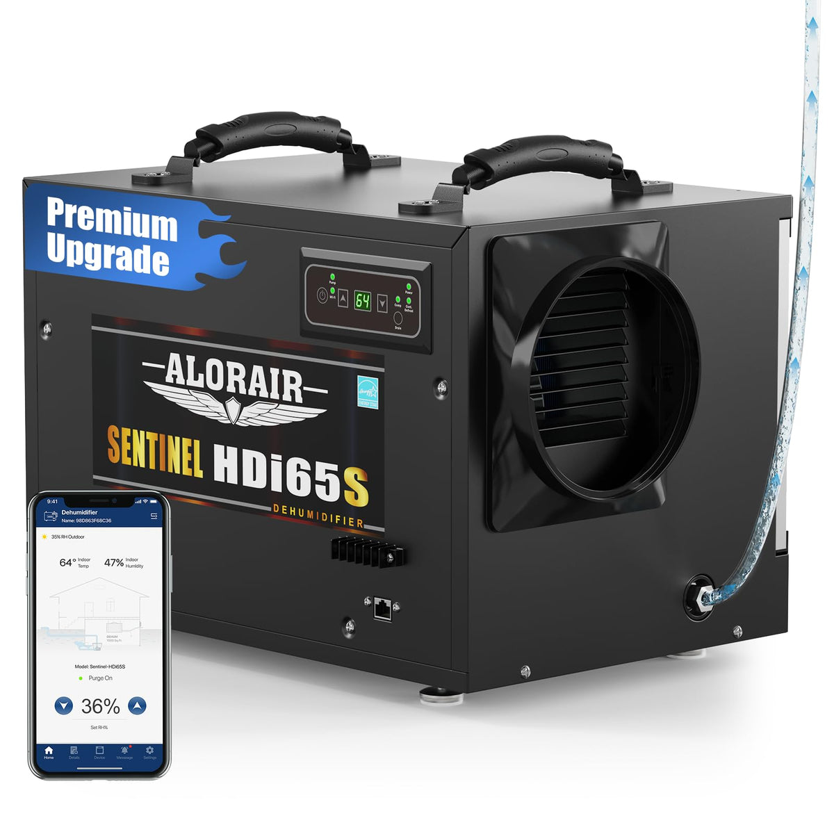 120 Pints Wi-Fi Dehumidifier with Pump N711818