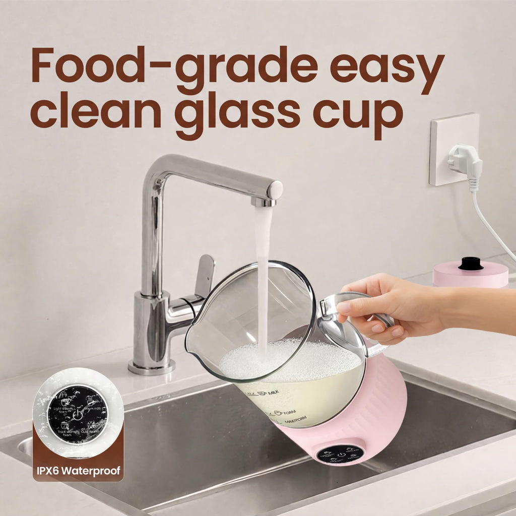 4-in-1 Electric Milk Frother and Steamer Q8807