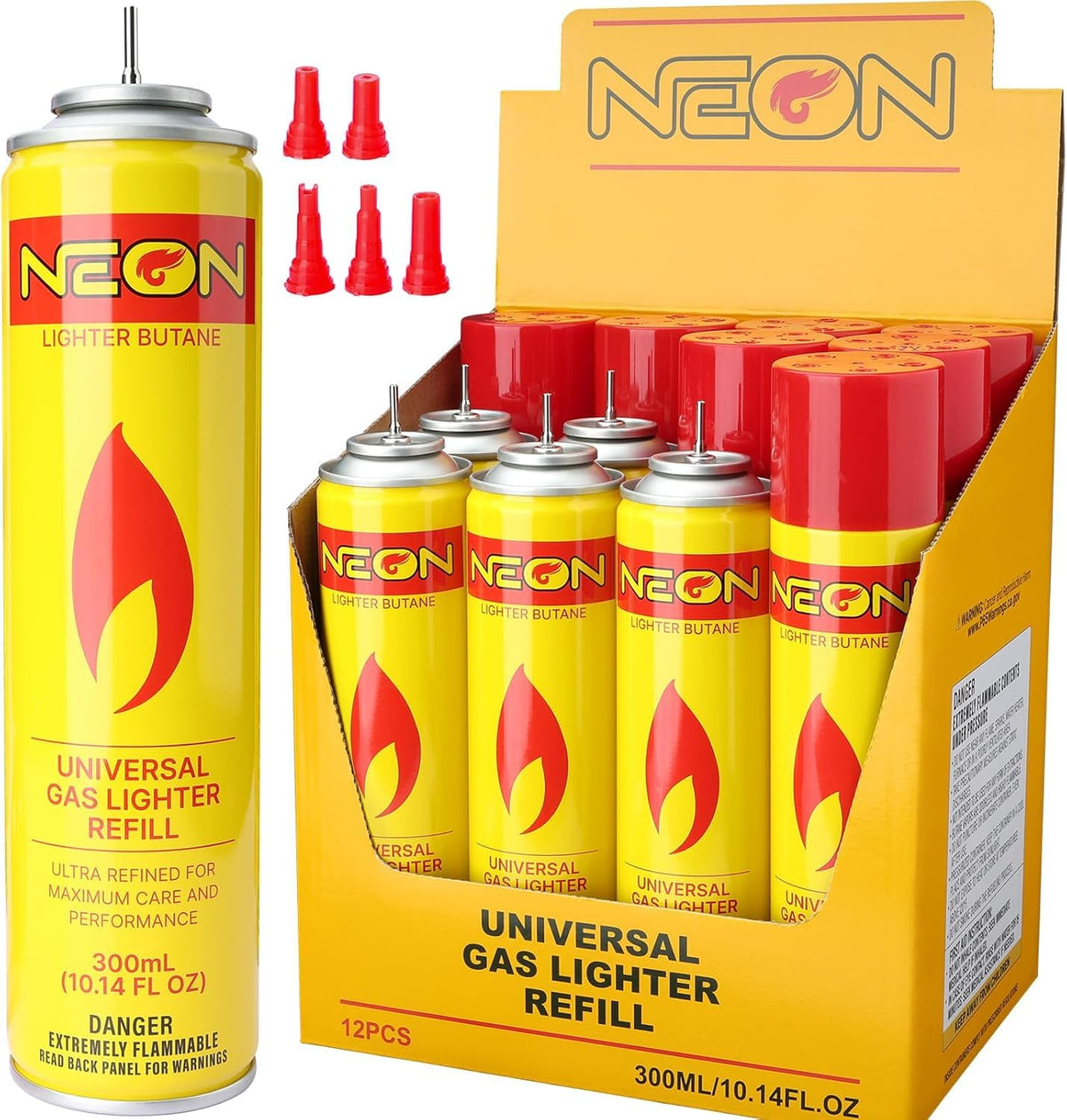 300ml Ultra Refined Butane Fuel Refill with Metal Nozzle M326