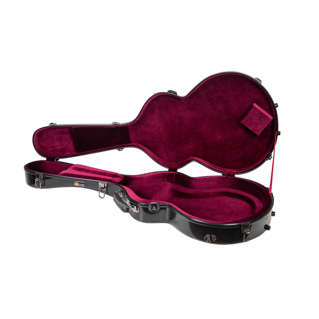 Black Fiberglass Semi-Hollow & Hollowbody Electric Guitar Case B646414