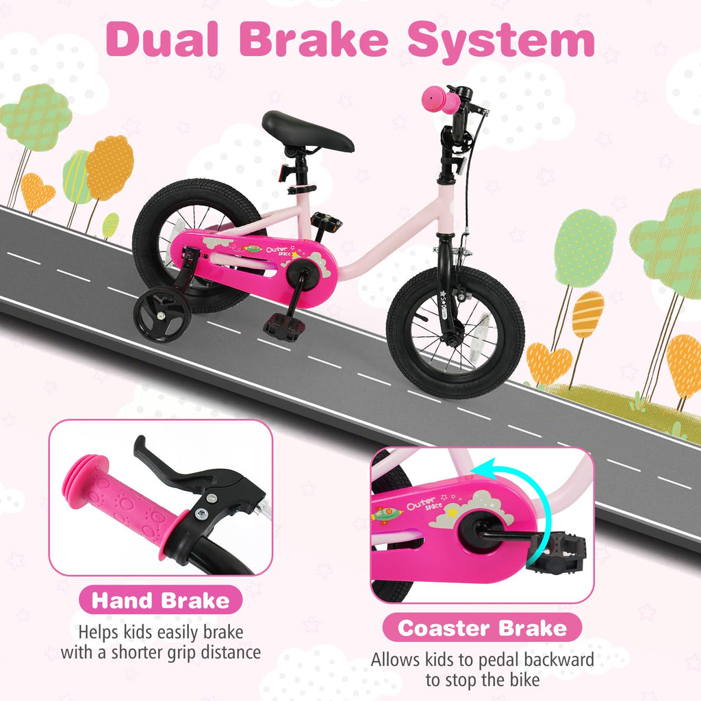12 14 16 Inch Kids Bike with Training Wheels A40406