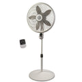 Adjustable 3 Speed 18" White Pedestal Fan S161