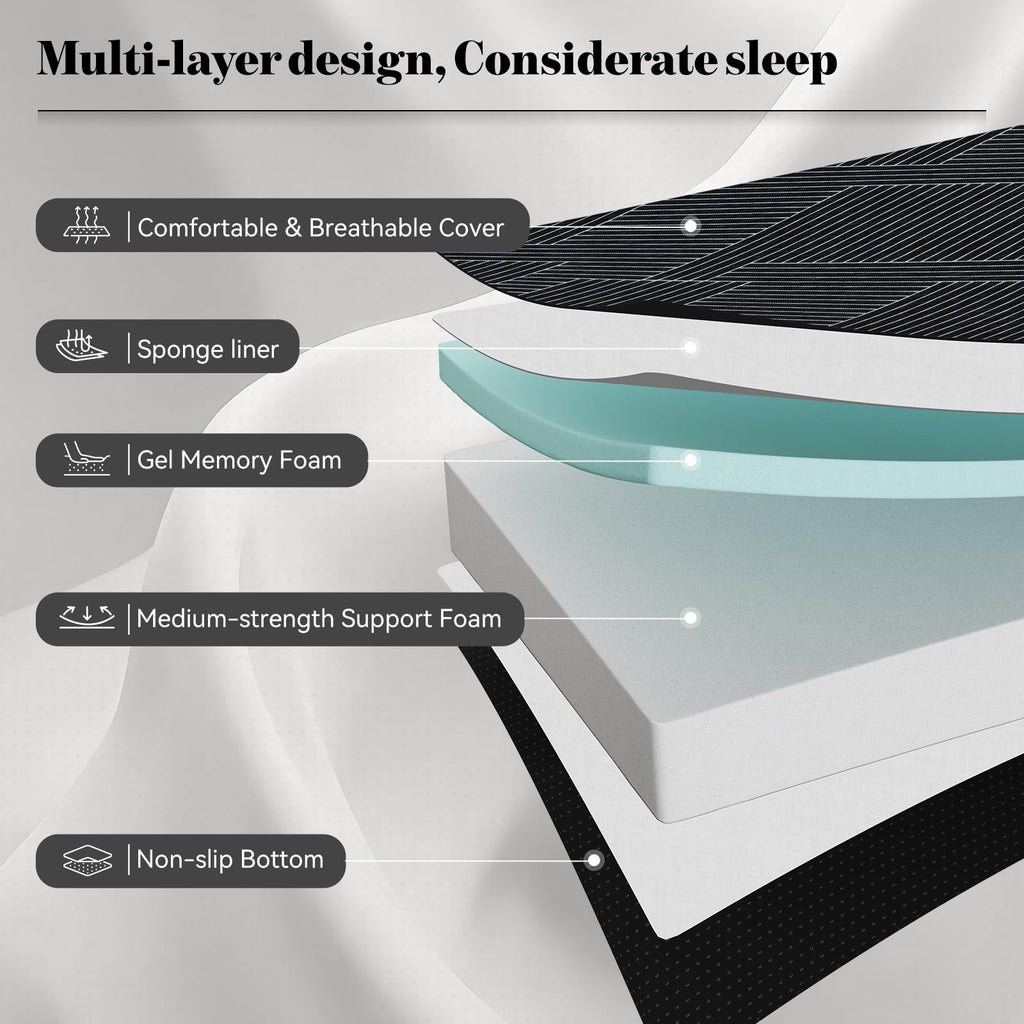 Folding Mattress Twin Size 6 Inch J11851