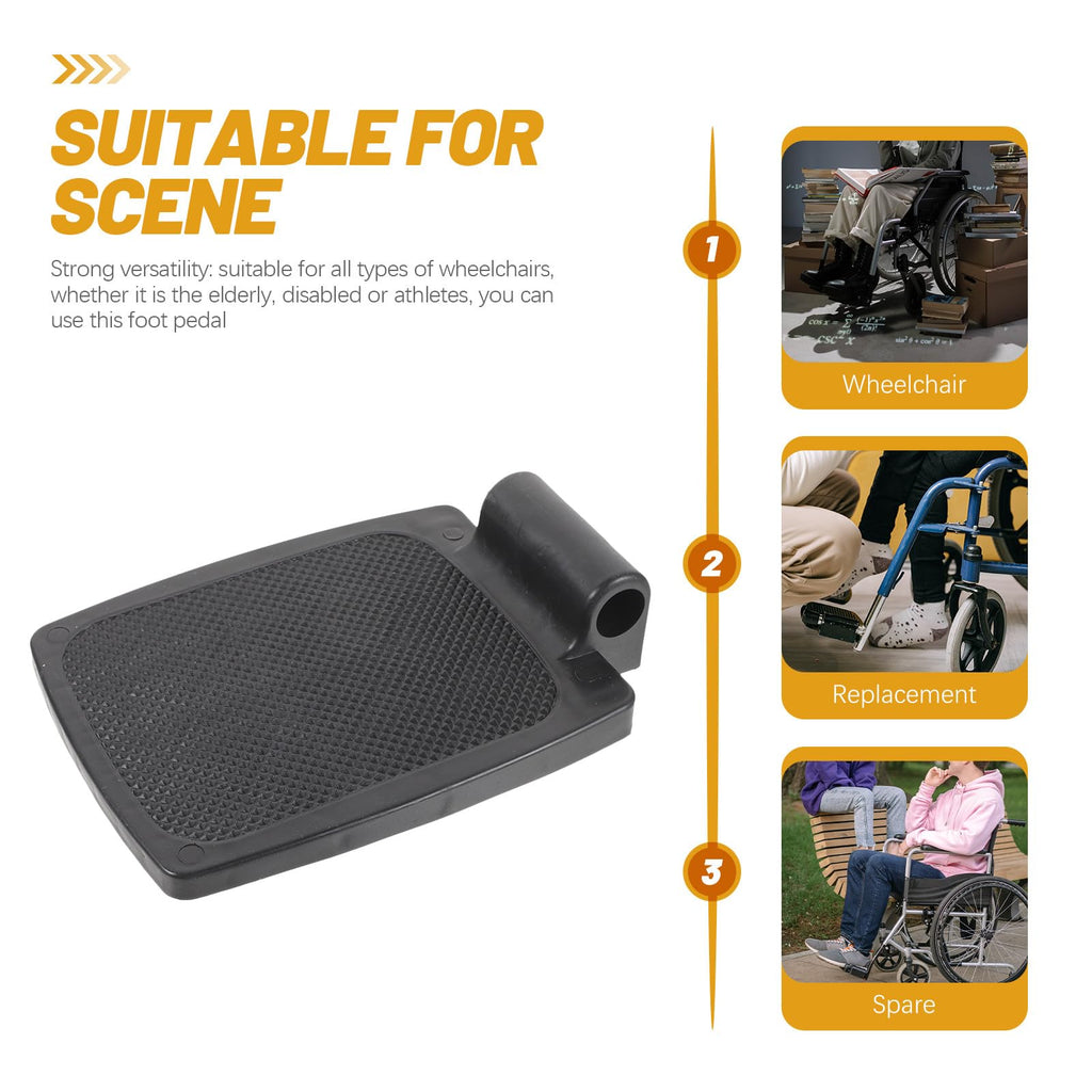 Wheelchair Footrest Pair Plastic Footplates R5676
