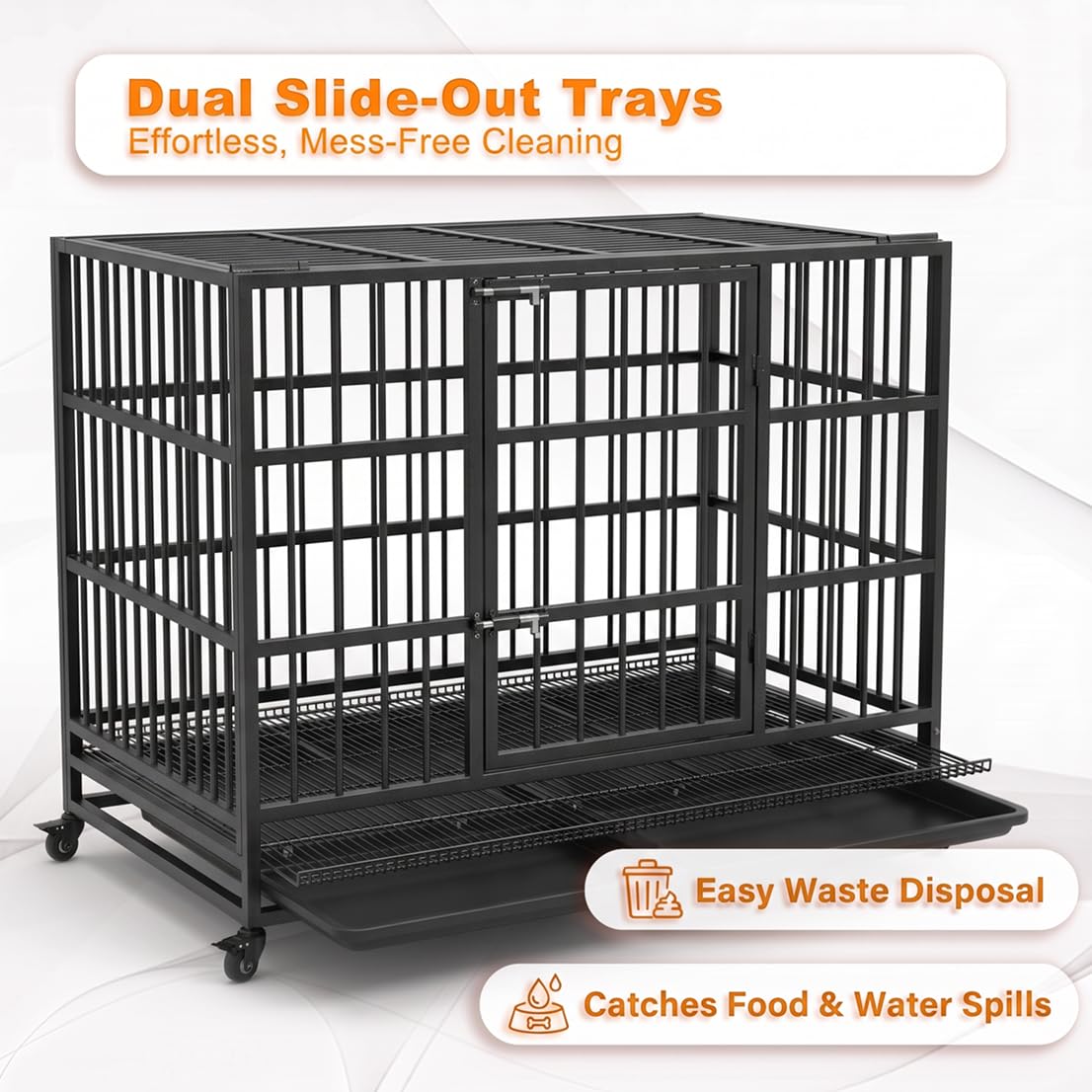 48" Heavy Duty Dog Crate O670639