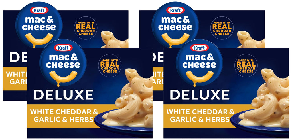 White Cheddar and Garlic and Herbs Mac and Cheese 11.9 oz Pack of 4 E364