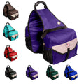 Nylon Insulated Leakproof Reflective Padded Purple Saddle Bag C997452