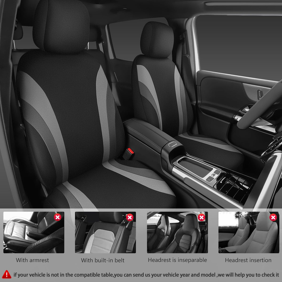 EVA Waterproof Car Seat Covers Full Set M541798