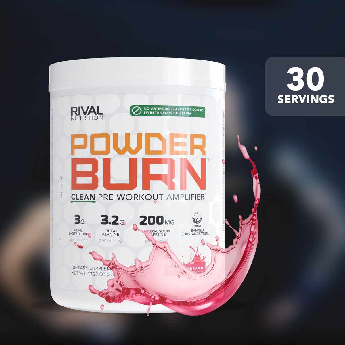 Watermelon Candy Pre-Workout Powder 30 Servings Z310