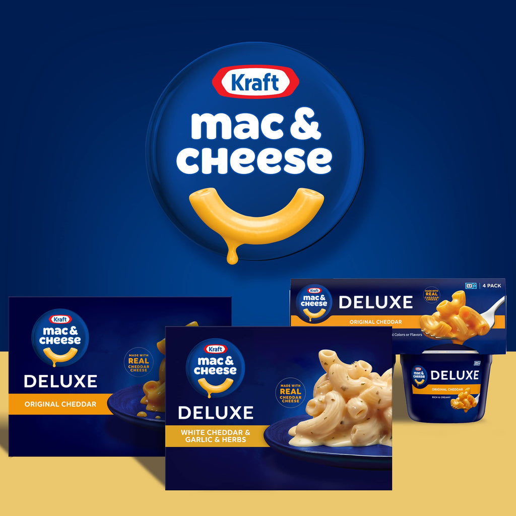 White Cheddar and Garlic and Herbs Mac and Cheese 11.9 oz Pack of 4 E364