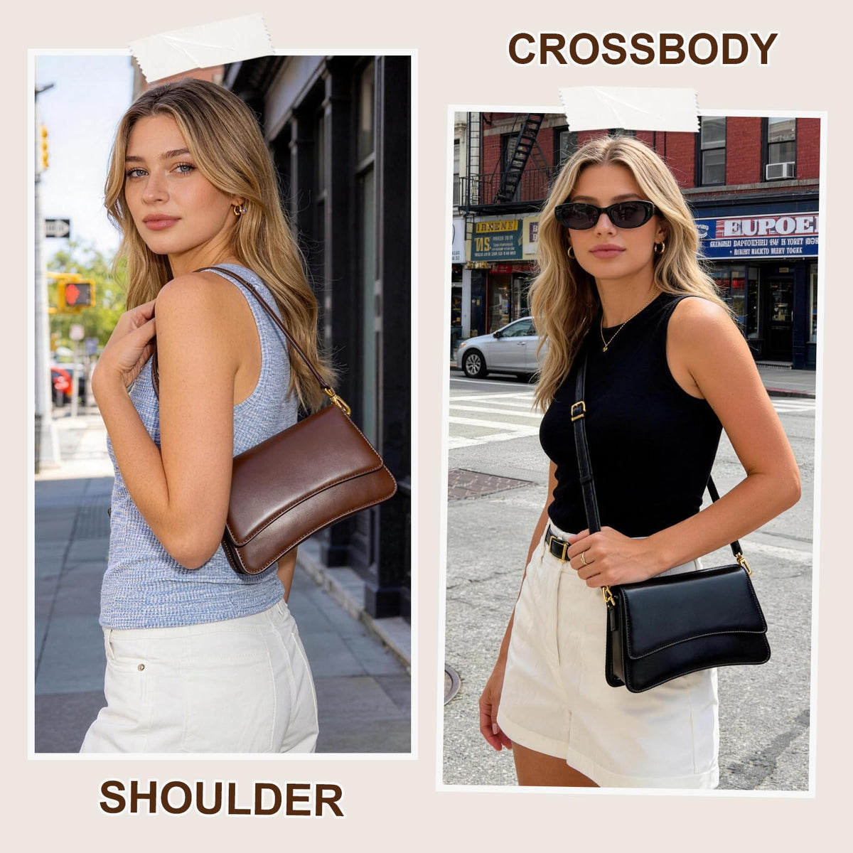 Genuine Leather Crossbody Bag Q508