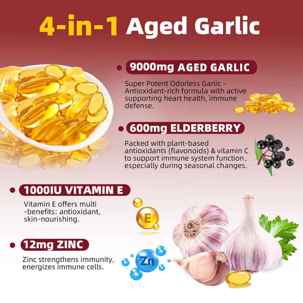 Aged Garlic Extract Vegetarian Softgels H404329