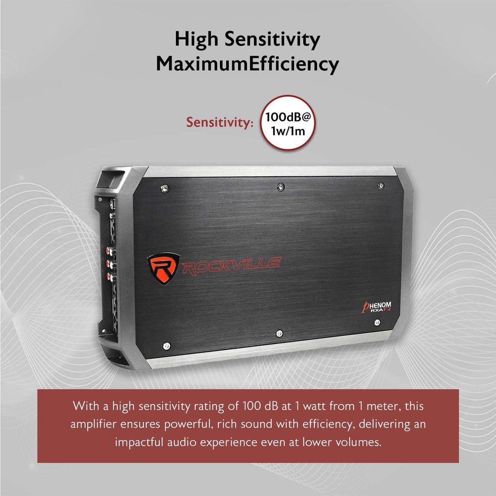4-Channel Class A/B Car Amplifier 2400W Peak M21951