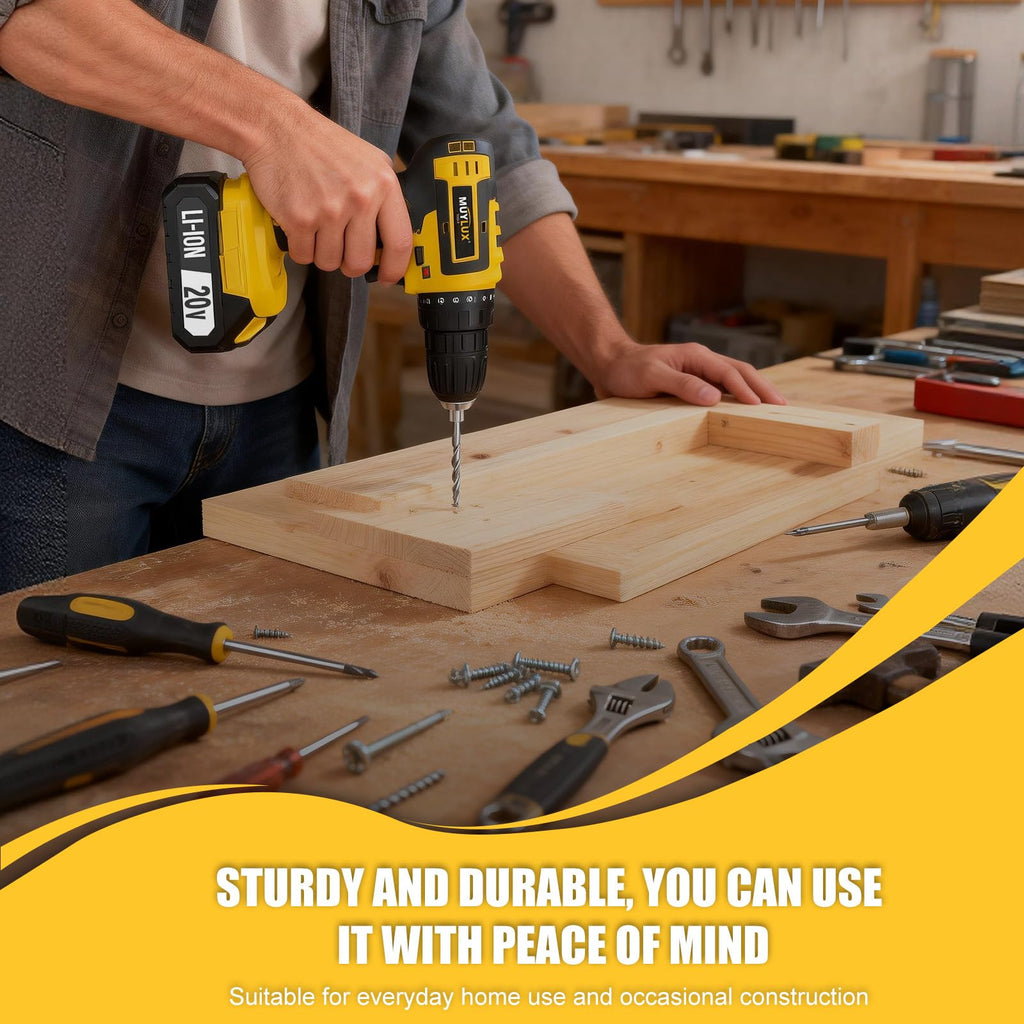 Cordless Drill Set 70PCS with Battery and Charger V748924
