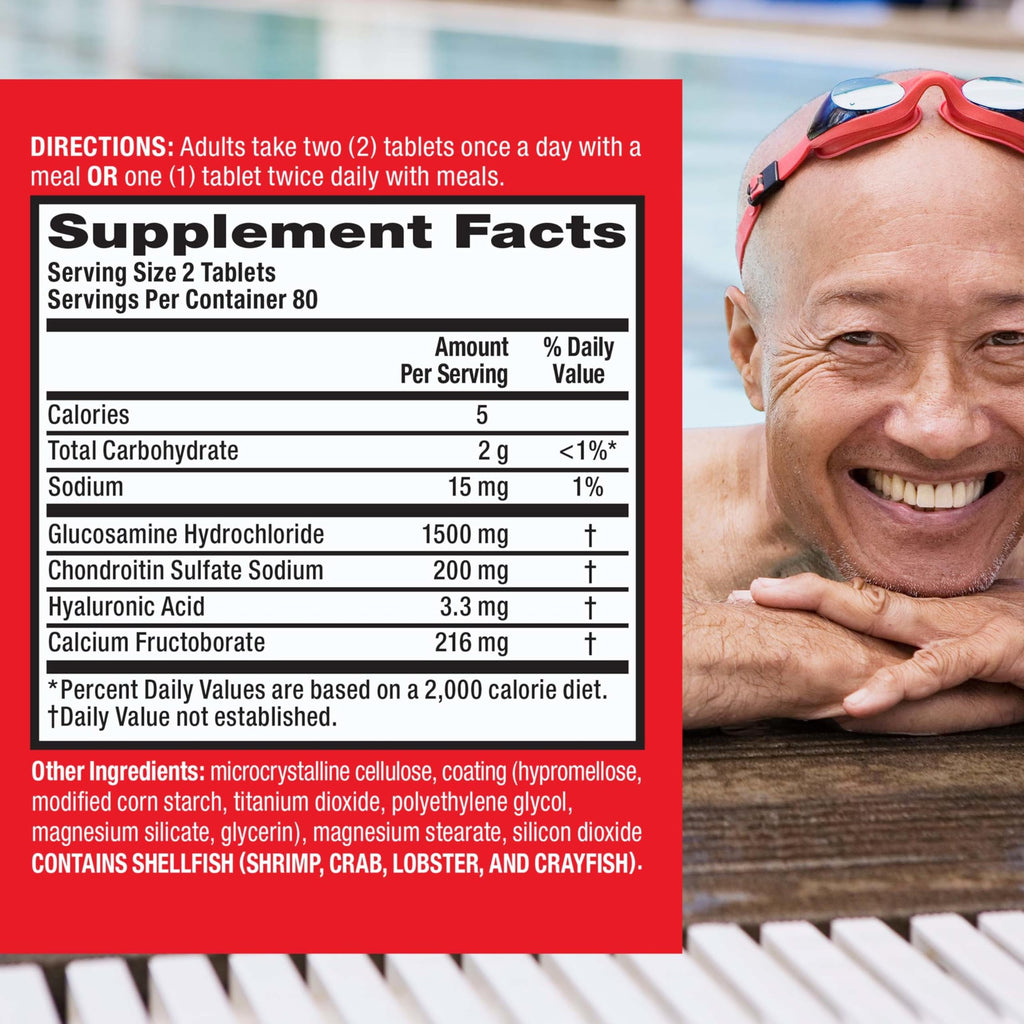 Glucosamine Chondroitin Joint Support Supplement 160 Tablets K8028