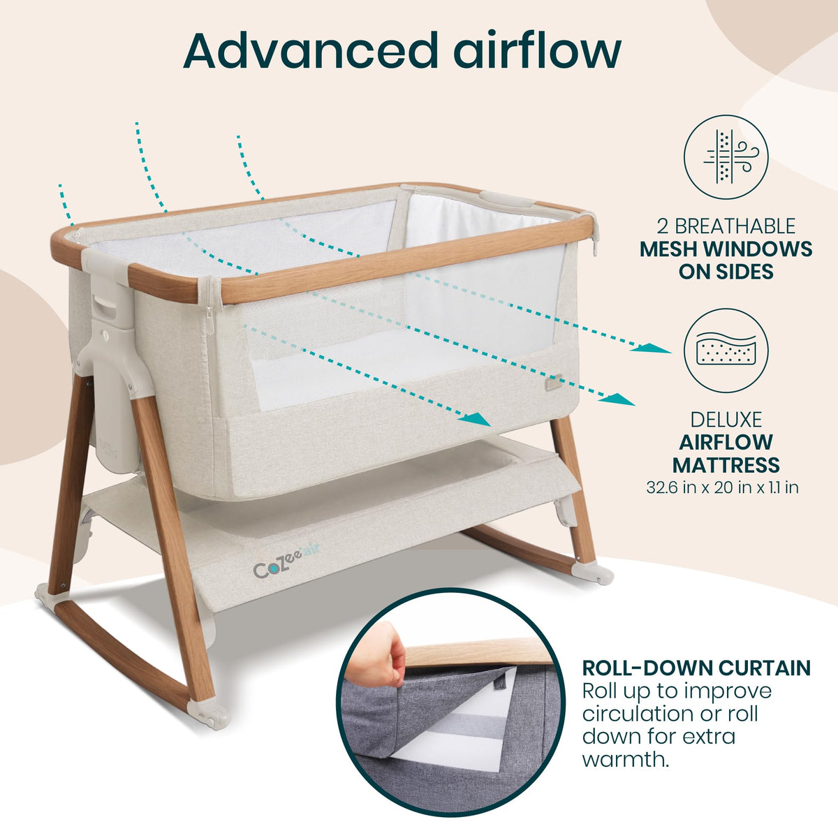 Baby Bassinet & Bedside Sleeper N976