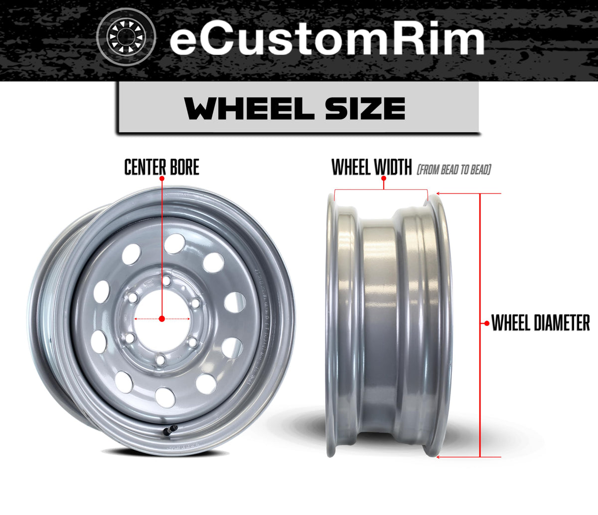2-Pack Trailer Tire Rim Assembly 4.80-8 5 Lug White V93652