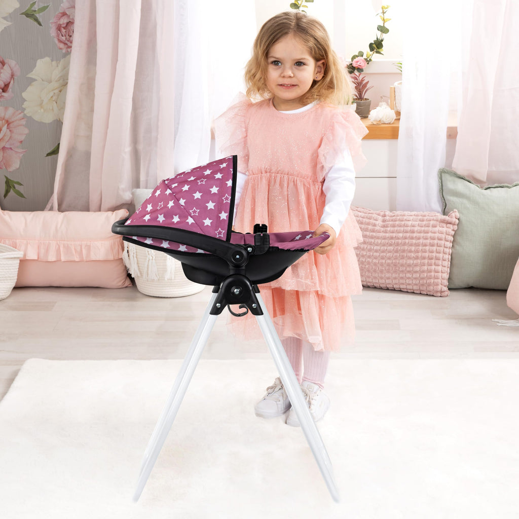 Pink Convertible Highchair & Swing X946