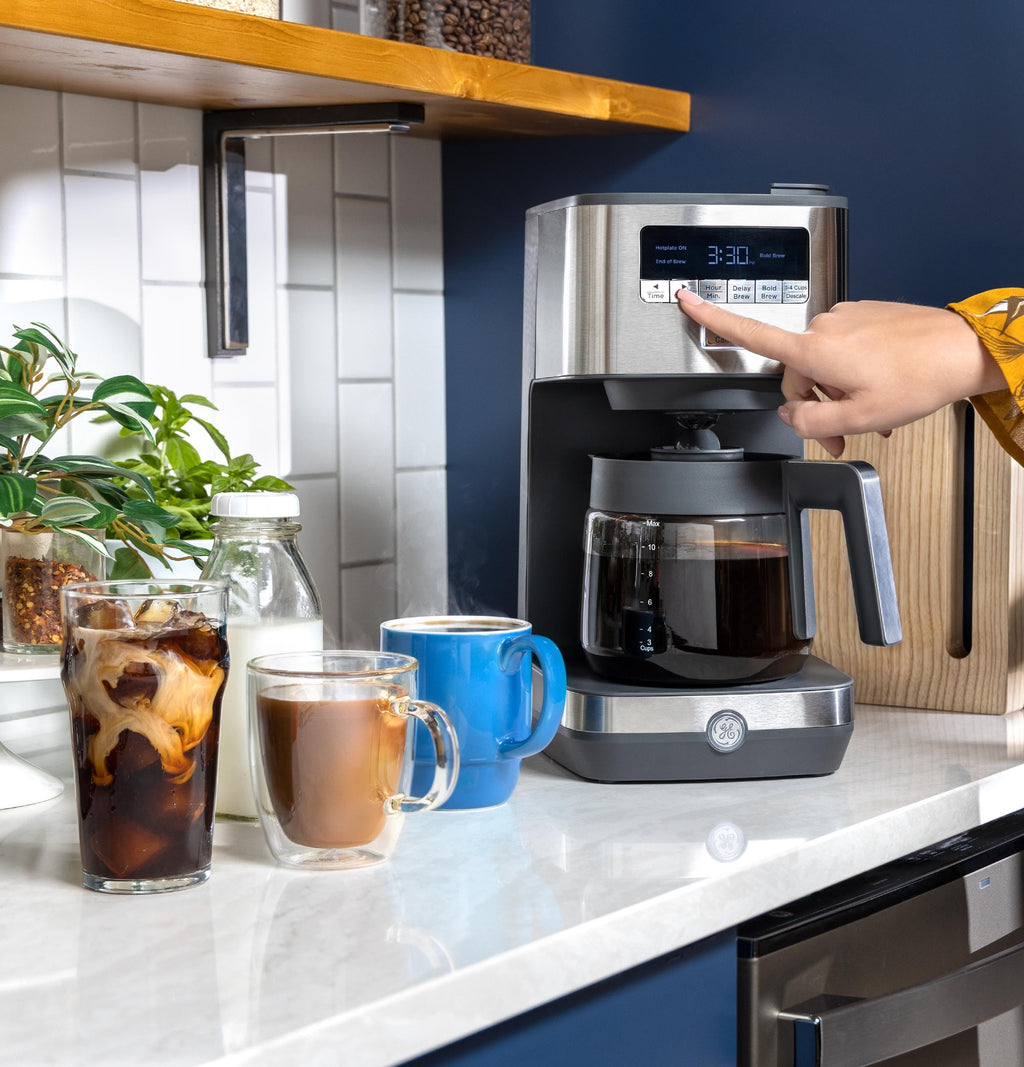 12-Cup Stainless Steel Drip Coffee Maker with Timer Z427211