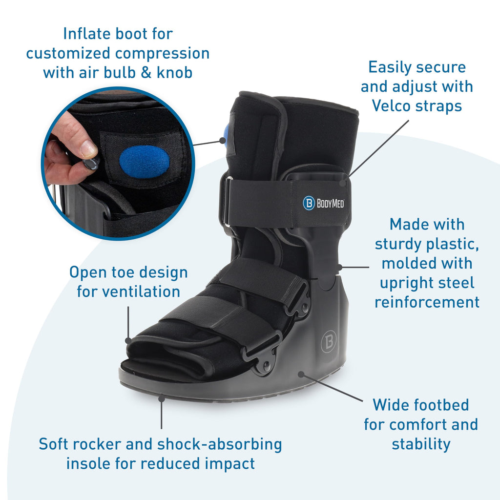 Medium 12.3" Tall Adjustable Walking Fracture Boot Q780