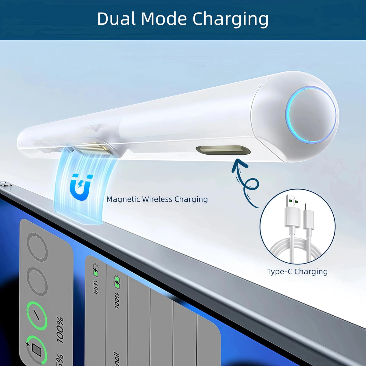 Wireless Magnetic Charging Stylus Pen for iPad P374540