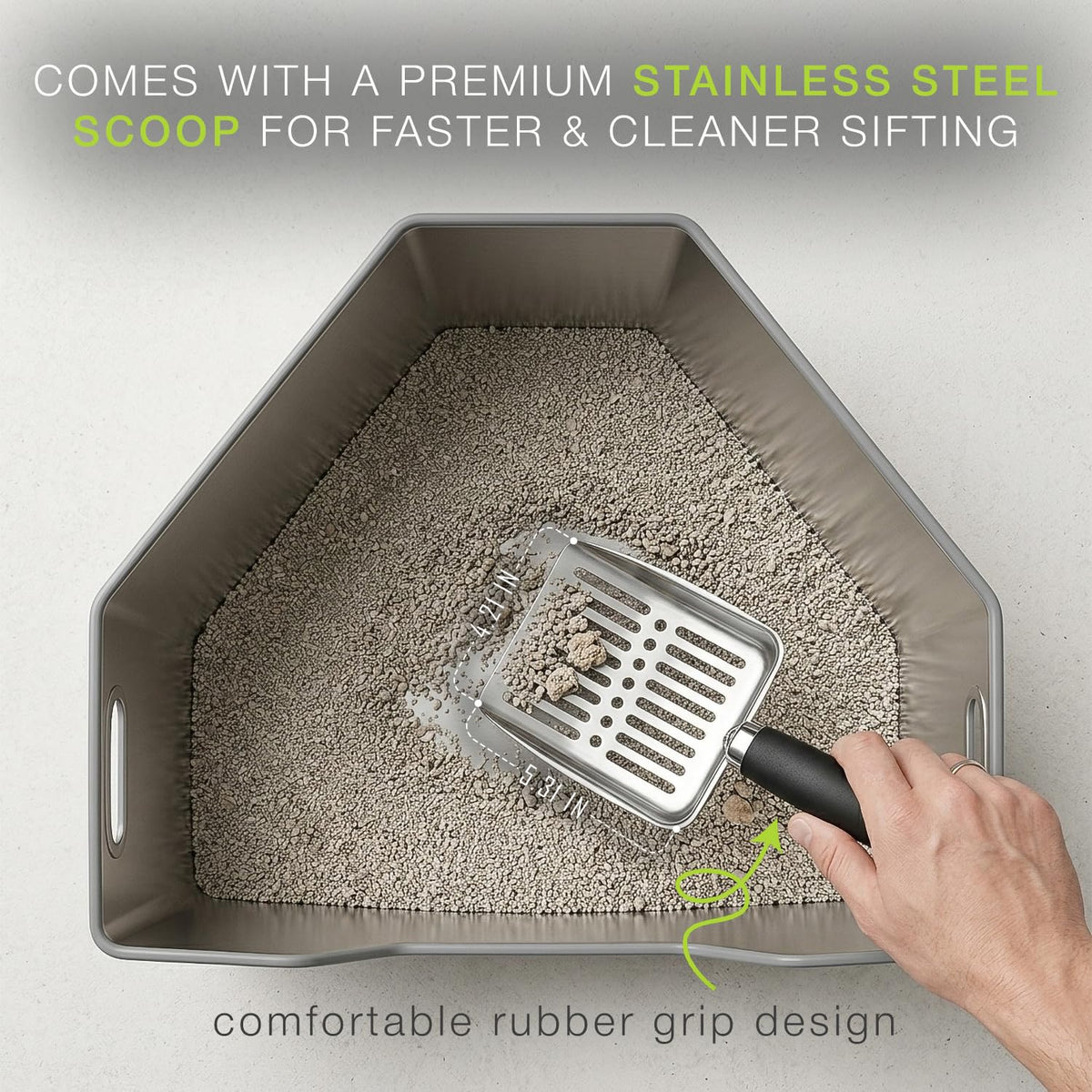 Stainless Steel Cat Litter Box A938