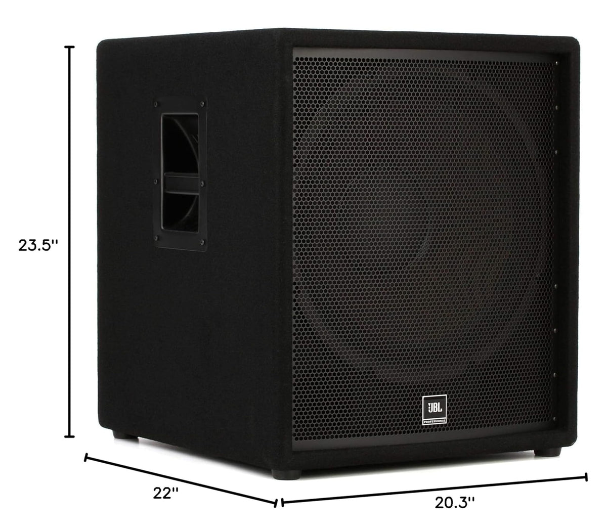 Black 18-Inch Passive Subwoofer H76340