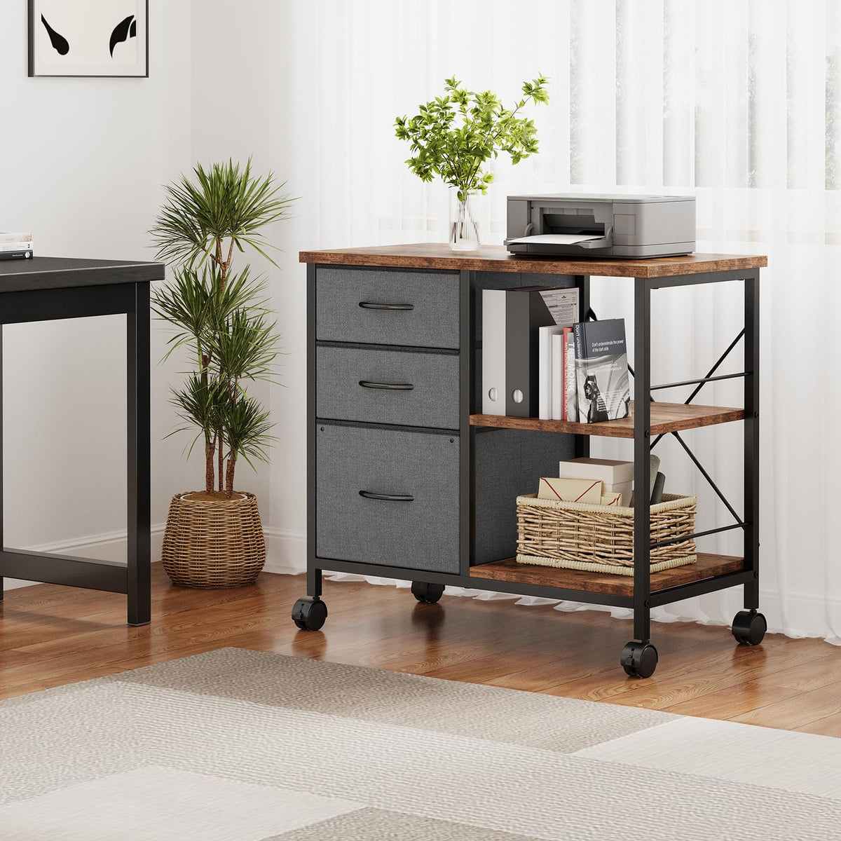 3 Drawer Mobile File Cabinet I837641