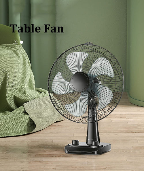 16-Inch 3 Speed 5 Blades Pedestal Fan White K55566