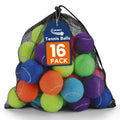 Colorful Tennis Balls for Dogs, 2.5 inches, 16 Pack Y22907